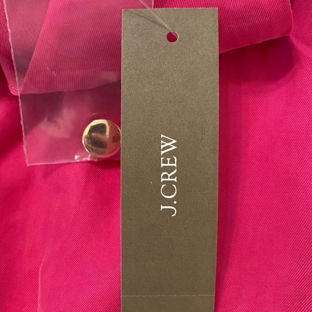 J Crew New Womens Size XXS Pink Cupro Sleeveless Cinched Waist Lined Midi Dress - Picture 13 of 13